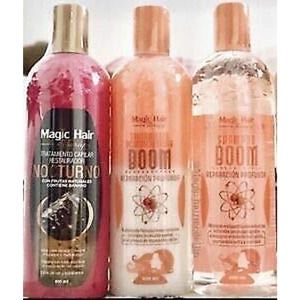 Magic Hair Therapy Tratamiento Nocturno, Shampoo y Acondicionador BOOM